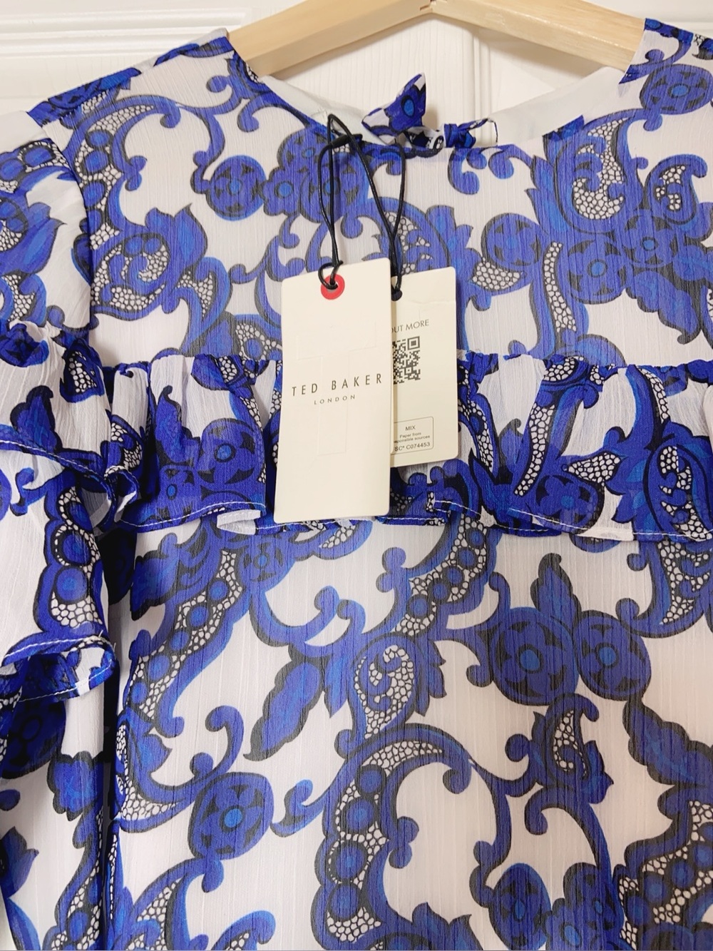 NWT Ted Baker Marquis Jacquard Paisley Midi Dress - Picture 7 of 10